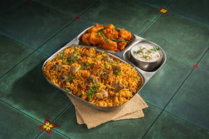 Mushroom Biryani Delight Combo