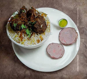Mutton Dum Hyderabadi Biryani (per Kg)