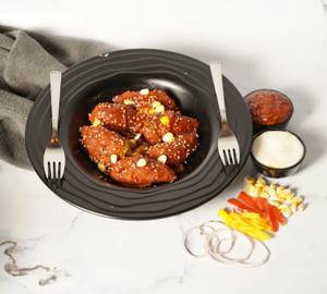 Chicken Schezwan Pan Fried Momos