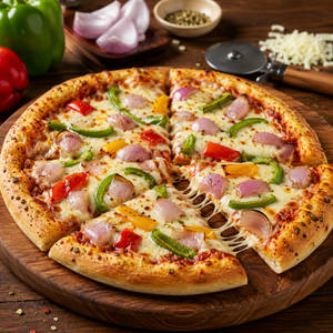 Onion & Capsicum Pizza