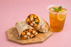Gs Paneer Shawarma In Rumali+ Lemon Iced Tea