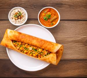 Paneer Masala Dosa [Serves 1]