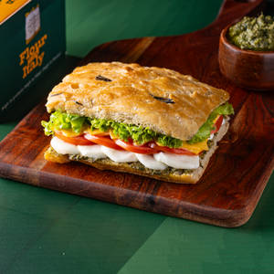 Classic Pesto Bocconcini Focaccia