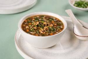 Veg Burnt Garlic Soup