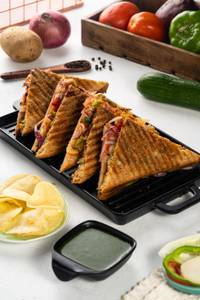 Vegetable Cheese Grilled Sandwich