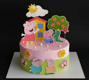 Peppa Pig Theme Cake [500grams]