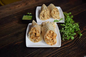 Hariyali Paneer Tikka Roll       