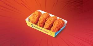 Hot Shock Chicken Wings (4 Pcs)