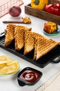 Paneer Tikka Grilled Sandwich