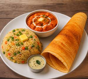 Fried Rice + Butter Masala Dosa