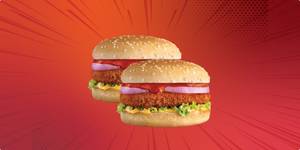 Bihari Gosht Mutton Burger + Bihari Gosht Mutton Burger