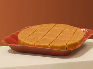 Chickoo Kulfi Slice