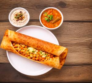 Paneer Butter And Cheese Masala Dosa [Serves 1]