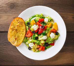 Greek Salad with Lemon Dressing