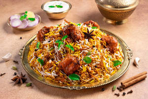 Chicken Tikka Biryani (4 Pieces)