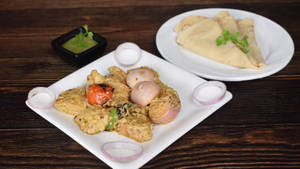Afghani Chaap [Half] With 4 Rumali Roti       