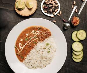 Rice Bowl  Jeera Rice With Dal Makhani