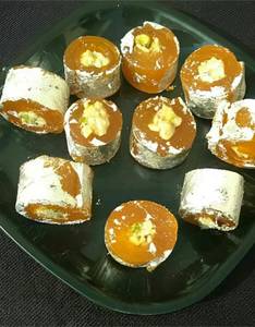 Aam Papad Roll (kaju Stuffed)
