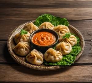 Himalayan chicken cheese momo