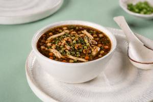 Chicken Burnt Garlic Soup