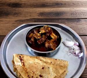 Handi Chicken Masala Chicken Paratha