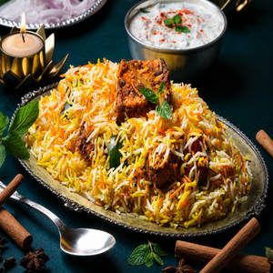 Paneer Tikka Biryani (4 Pieces)