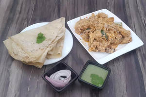Tandoori Creamy Chaap With 2 Rumali Roti       