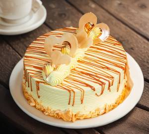 Eggless Butterscotch Cake Round 500 Grams