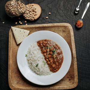 Rice Bowl Masala Rice With Punjabi Chole