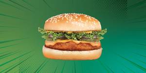Veg White Guy Burger