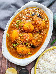 Veg. Aloo With Egg