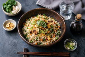 Burnt Garlic Fried Rice