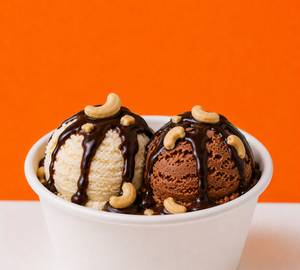 Cashew Fudge Sundae