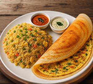 EGG Rice + Egg Dosa
