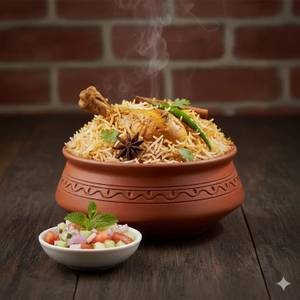 Hyderabadi Chicken Dum Biryani