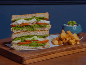 Tomato & Bocconcini Sandwich