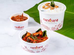 Curd Rice Paneer Sholay Combo