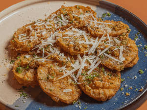 Garlic & Parmesan Round Cut Potato Fries