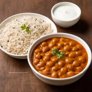 Chana Masala with Jeera Rice