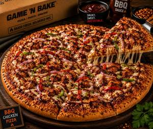 Barbeque chicken pizza