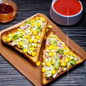 Veg corn cheese toast