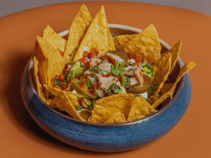 Messy Nachos With Grilled Chicken