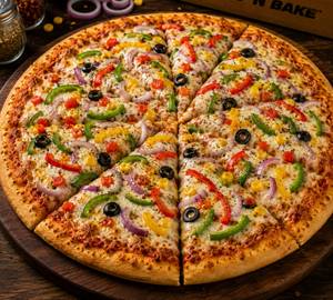 Veggie delight pizza