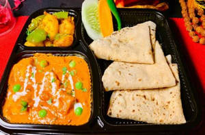 Matar Paneer Mini Thali (no Onion No Garlic)