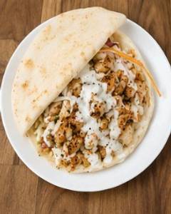 Hot Garlic Plate Shawarma