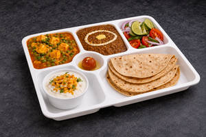 Matar Paneer Thali