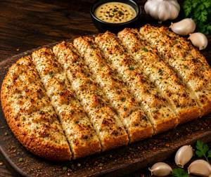 Chicken garlic bread