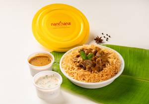 Bowl Mushroom Hyderabadi Biryani