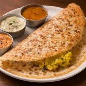 Onion Rawa Masala Dosa