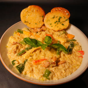 Prawns Coconut Lemongrass Risotto
